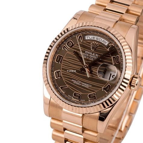 rolex 83205 day date rose gold